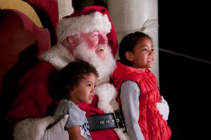 Santa and kids, December Nights